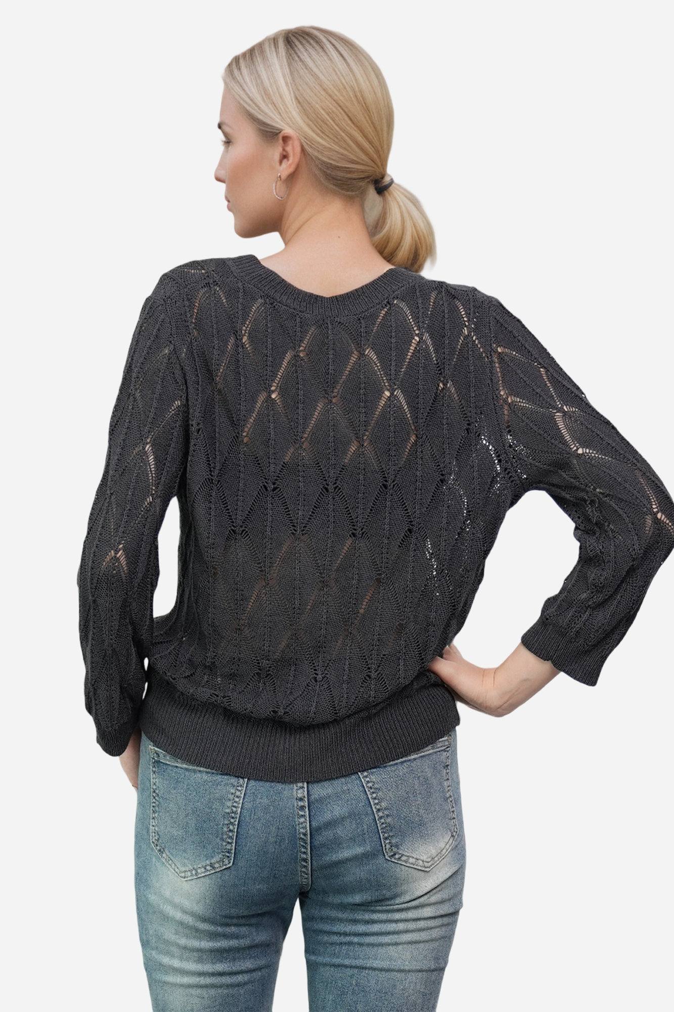 Crochet Sweater Cardigan Lightweight Summer