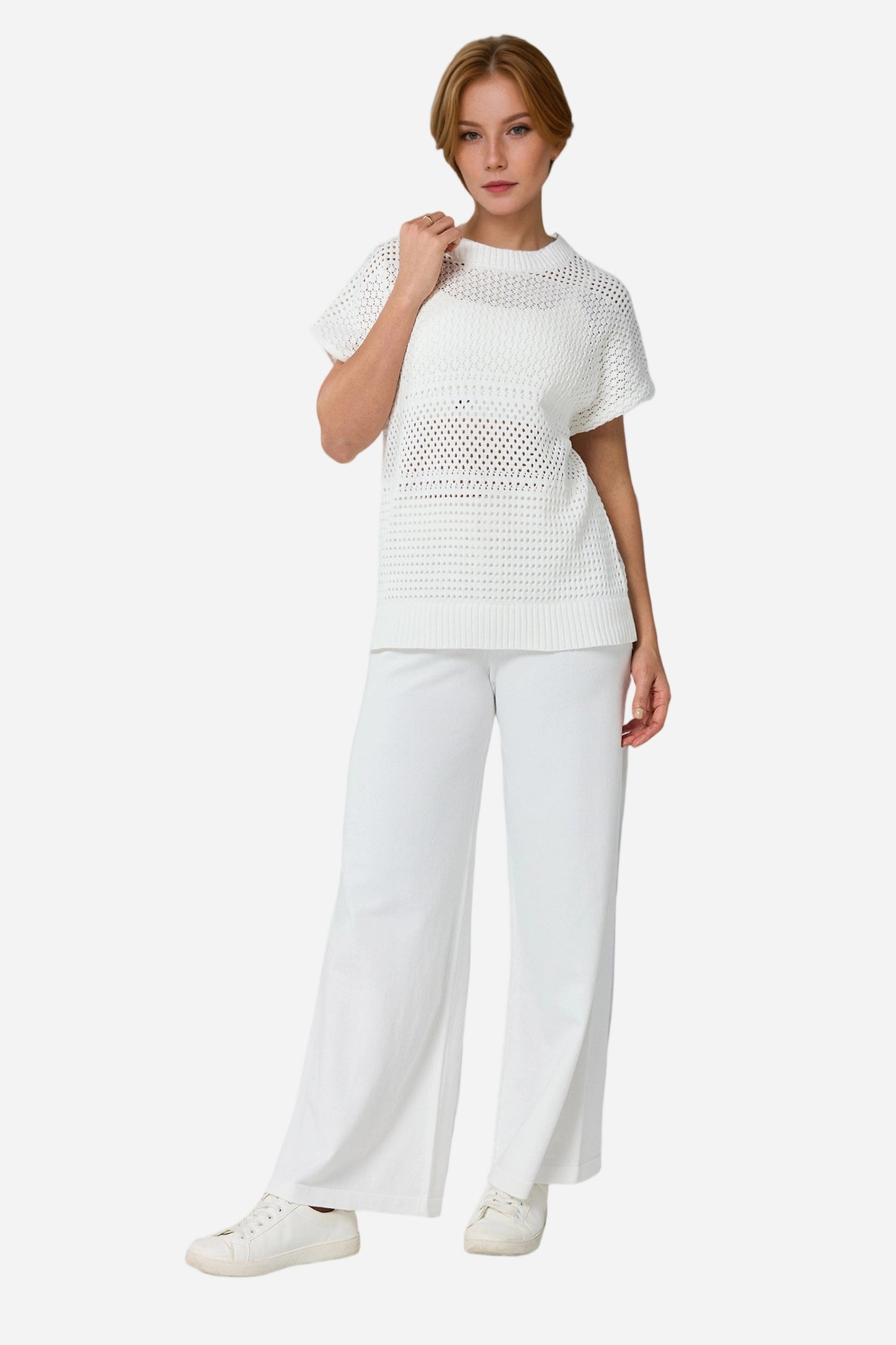 Crochet Cover-ups 2 Pieces Sleeveless Set