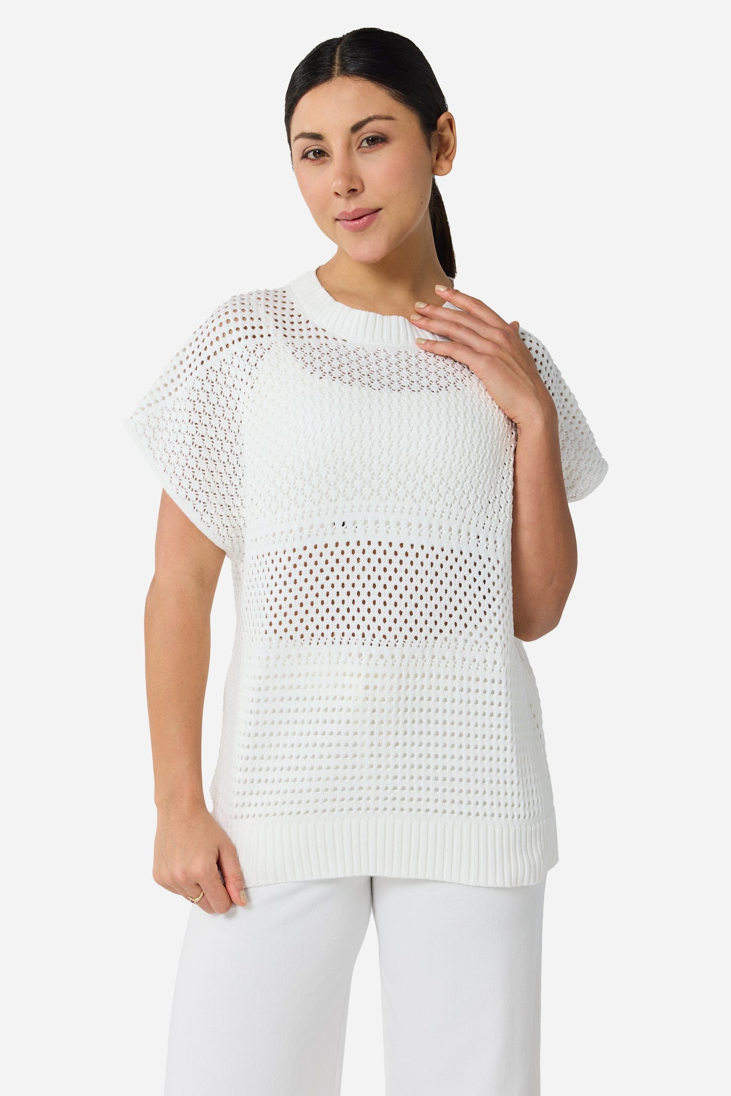 Crochet Cover-ups 2 Pieces Sleeveless Set