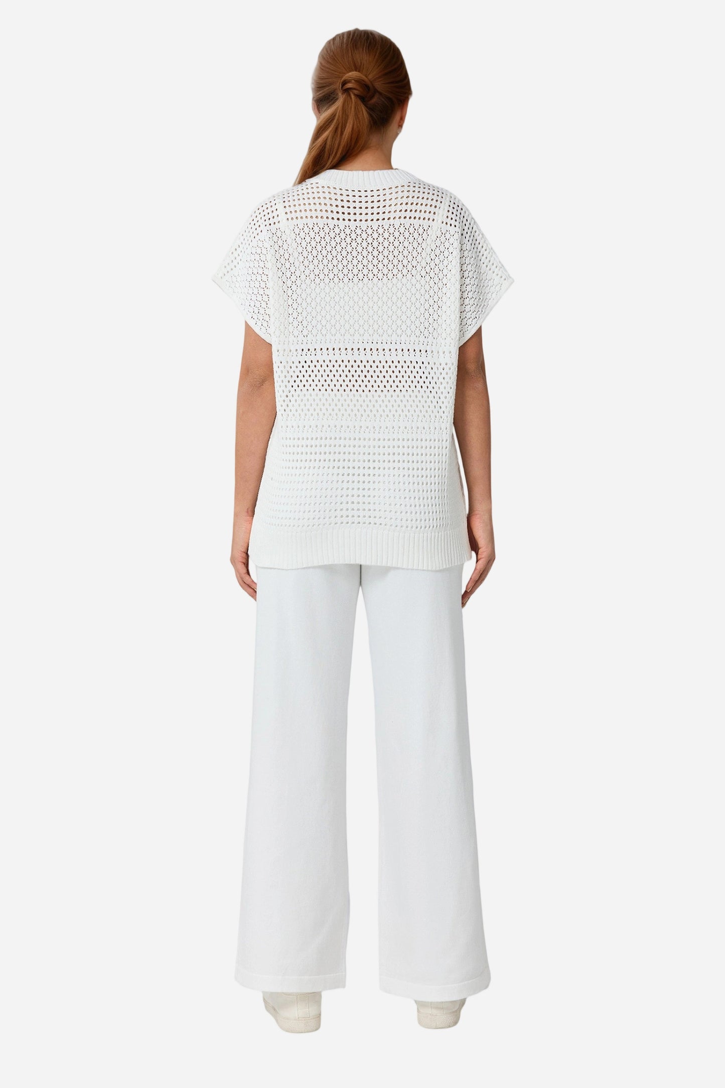 Crochet Cover-ups 2 Pieces Sleeveless Set