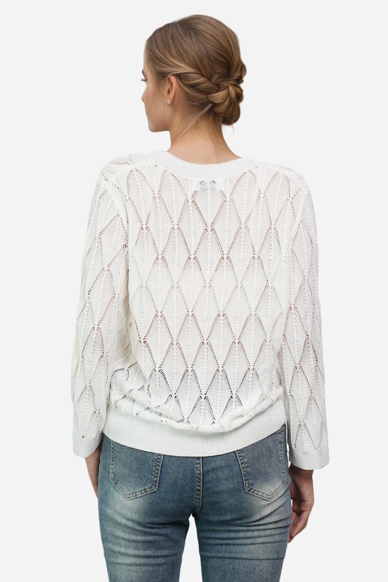 Crochet Sweater Cardigan Lightweight Summer