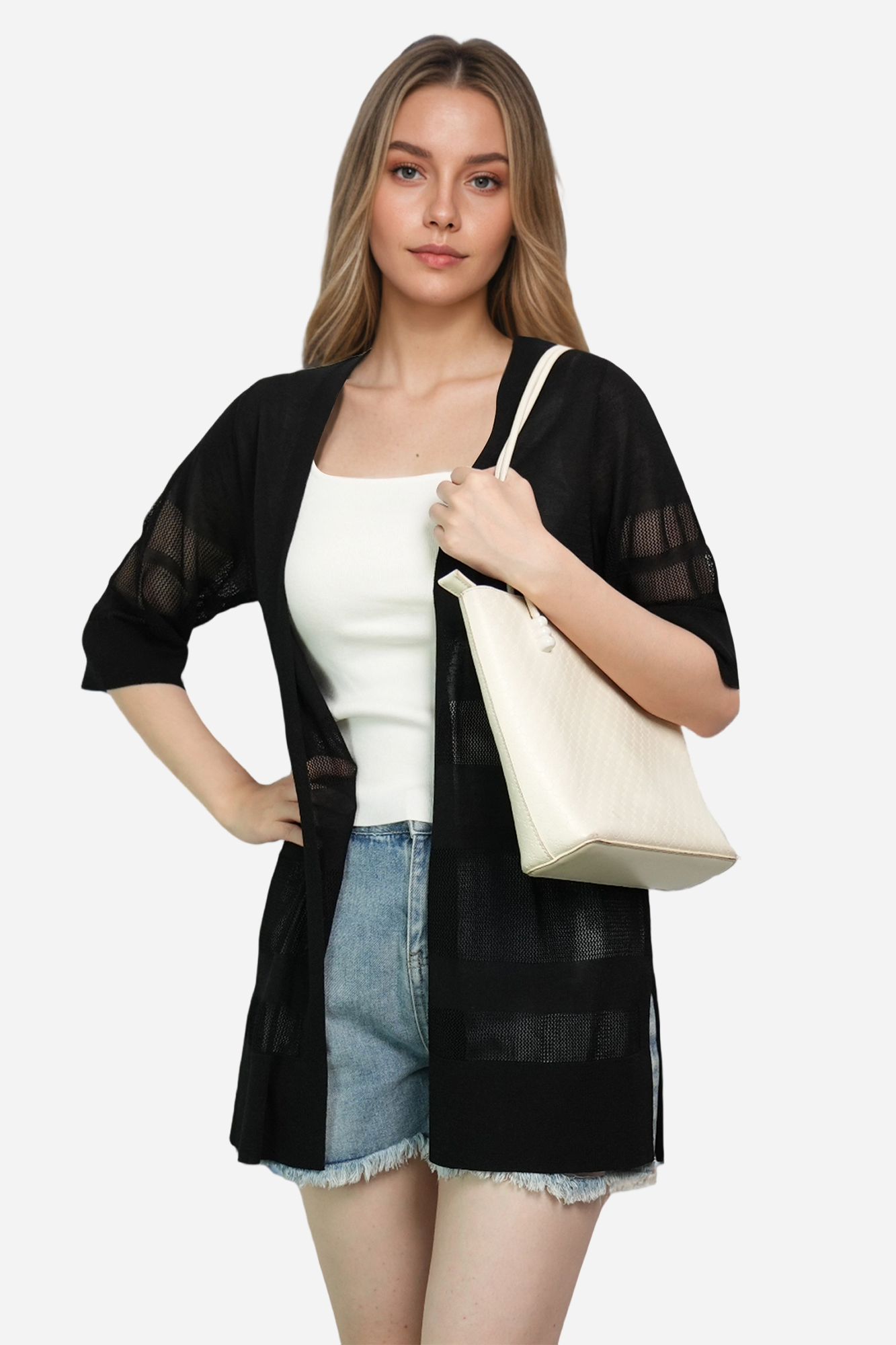 Crochet Beach Cover Ups Basic Style Tops Lightweight