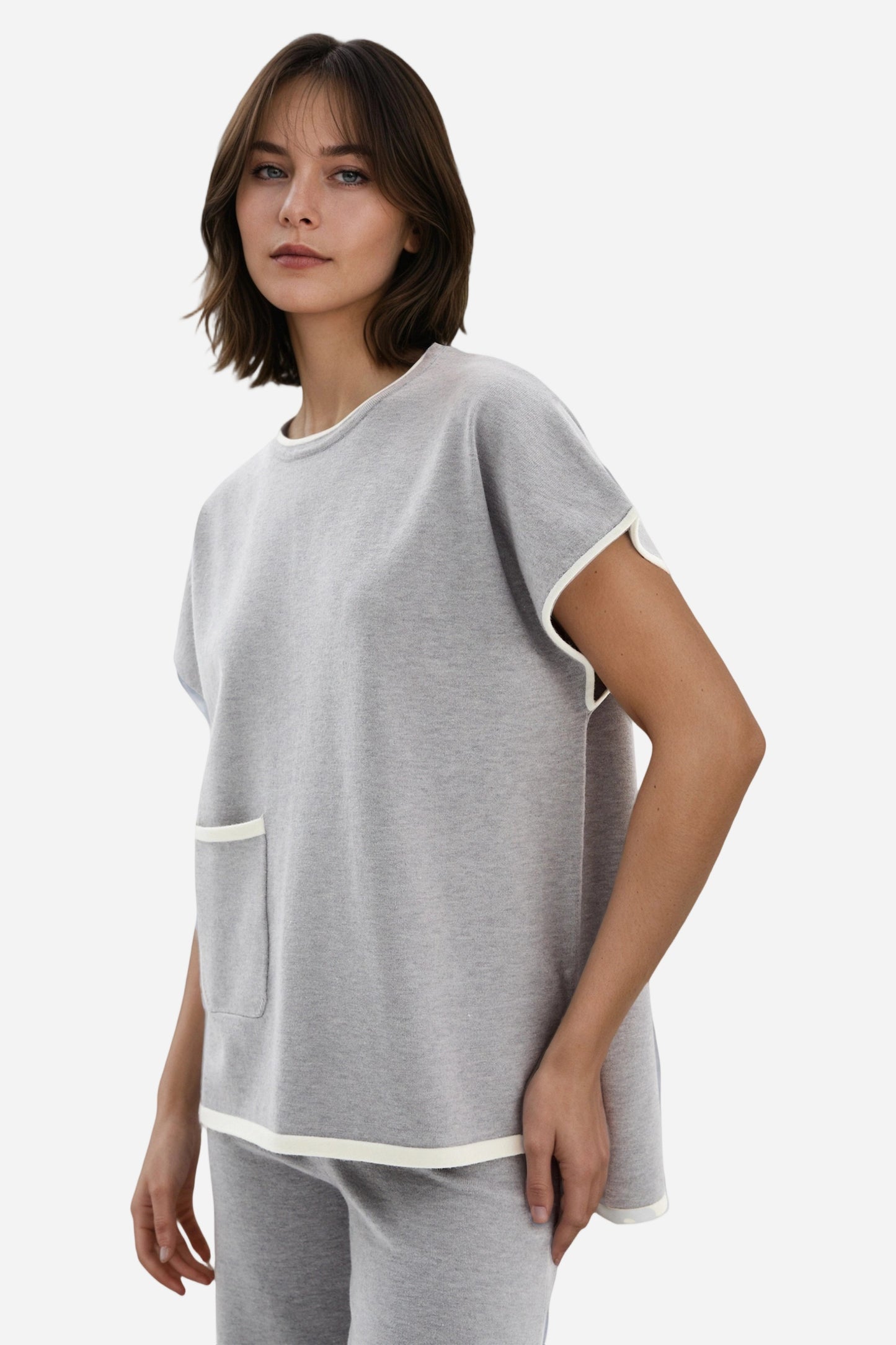 Womens Casual Chic 2 Piece Cotton Sets Outfits