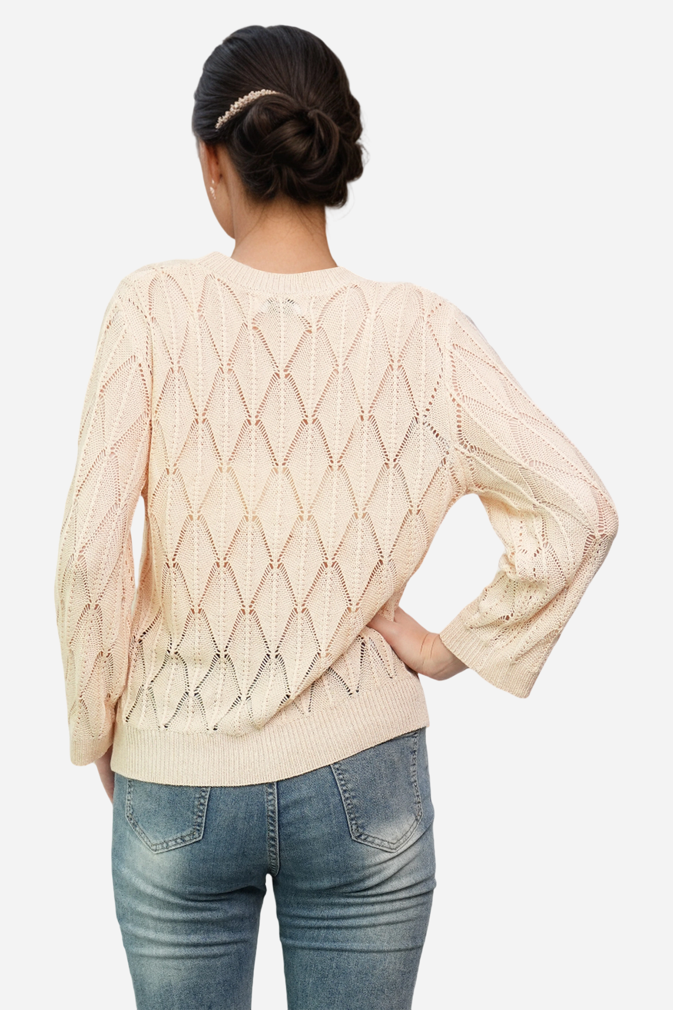 Crochet Sweater Cardigan Lightweight Summer