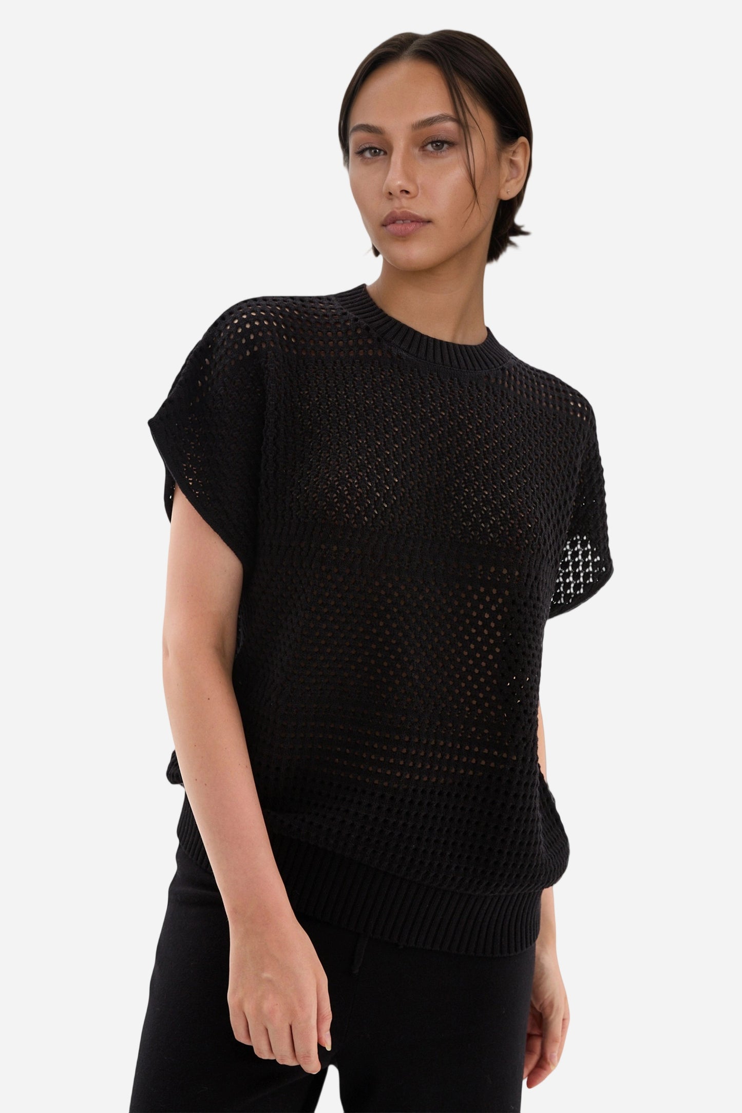 Crochet Cover-ups 2 Pieces Sleeveless Set