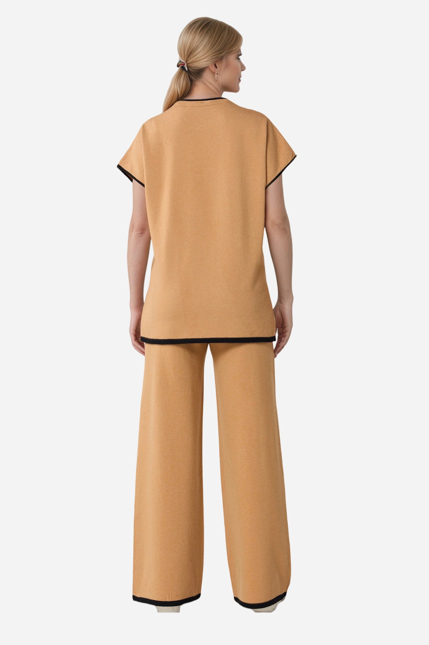 Womens Casual Chic 2 Piece Cotton Sets Outfits