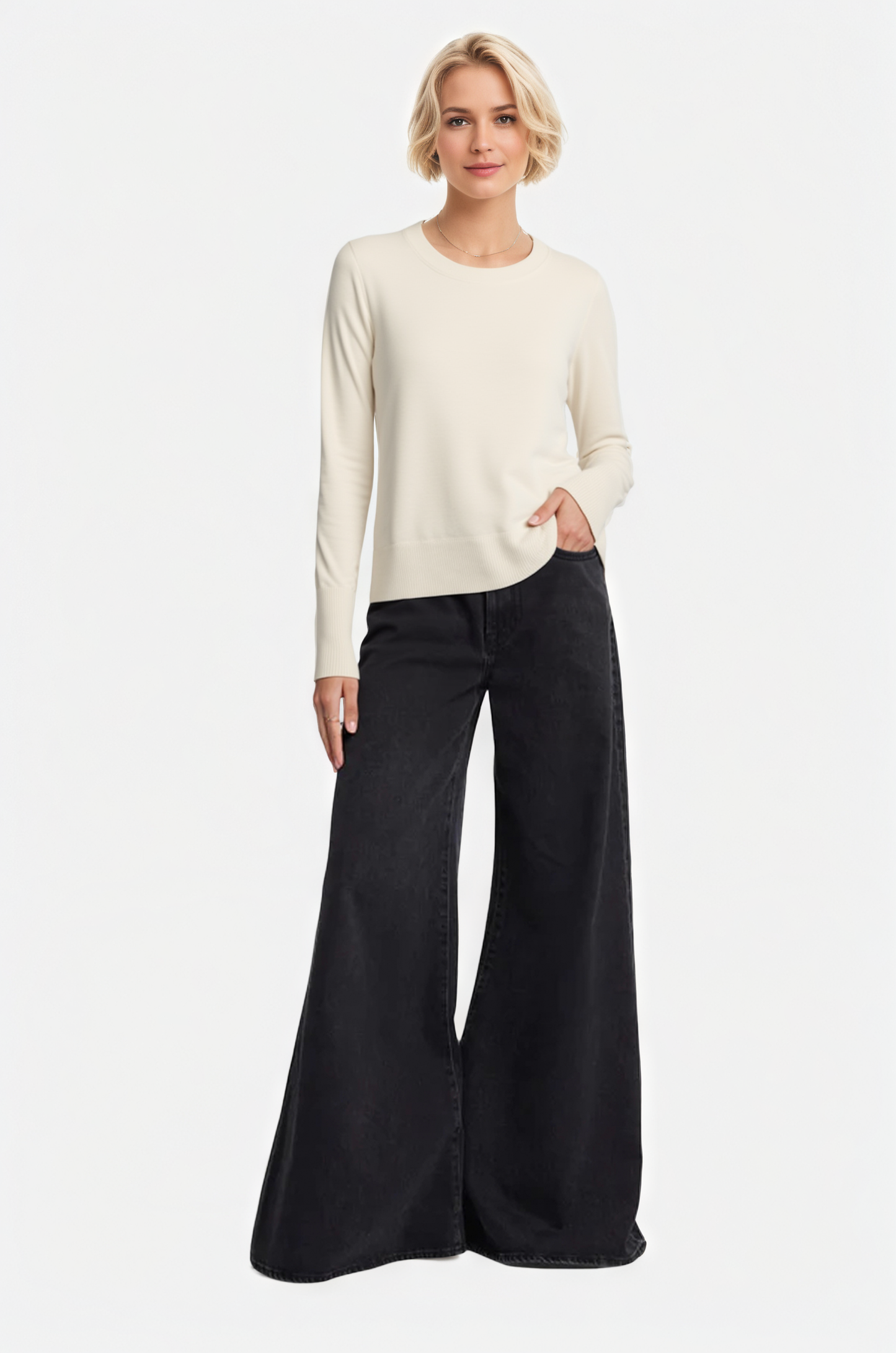 Resort Polo Collar V-Neck Pullover