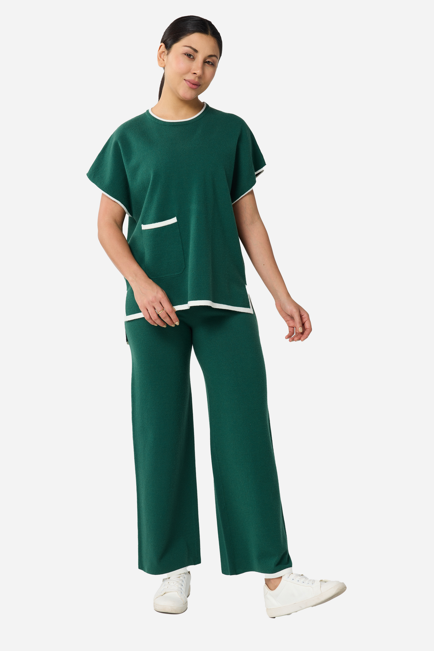 Womens Casual Chic 2 Piece Cotton Sets Outfits