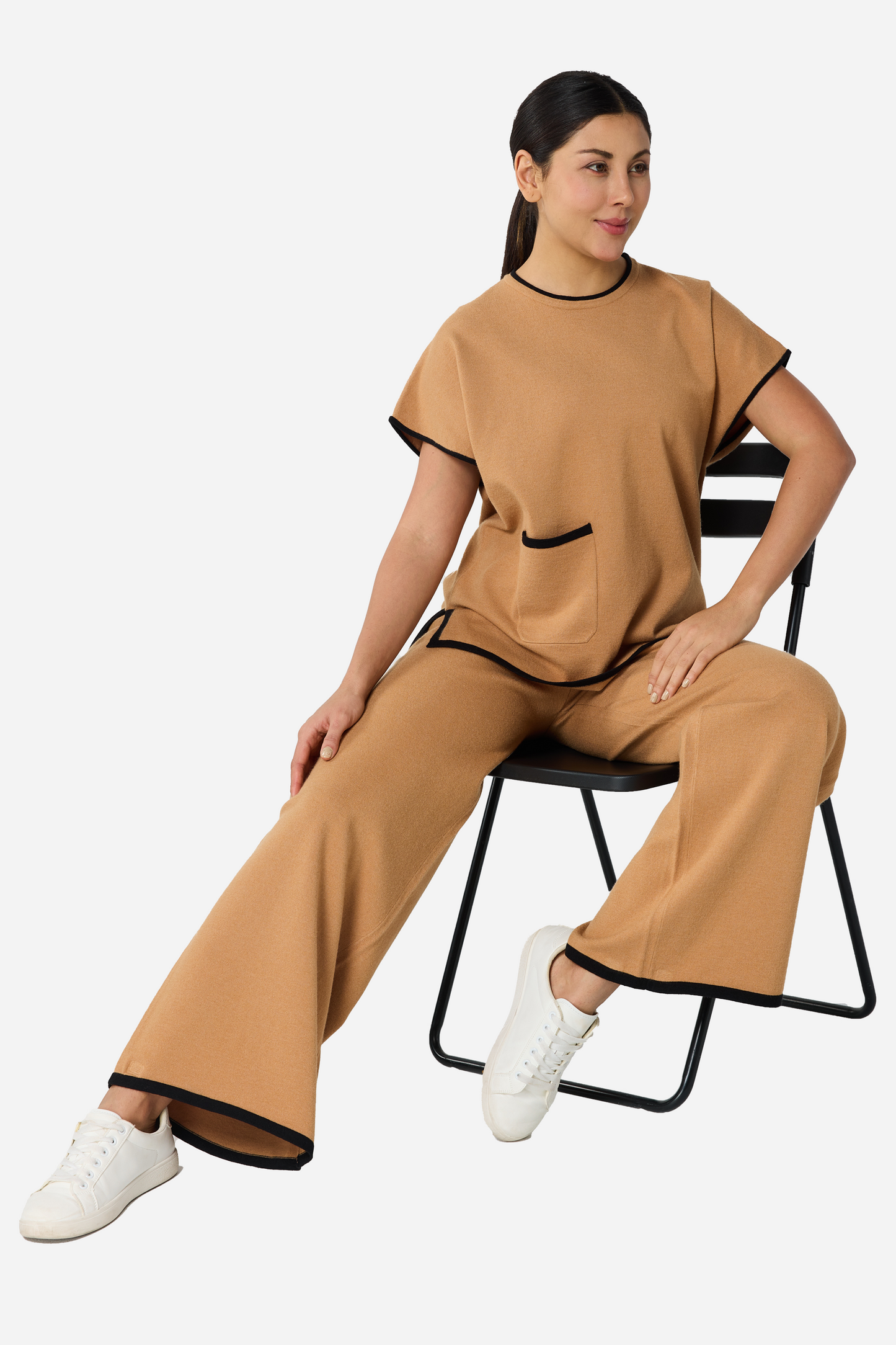 Womens Casual Chic 2 Piece Cotton Sets Outfits