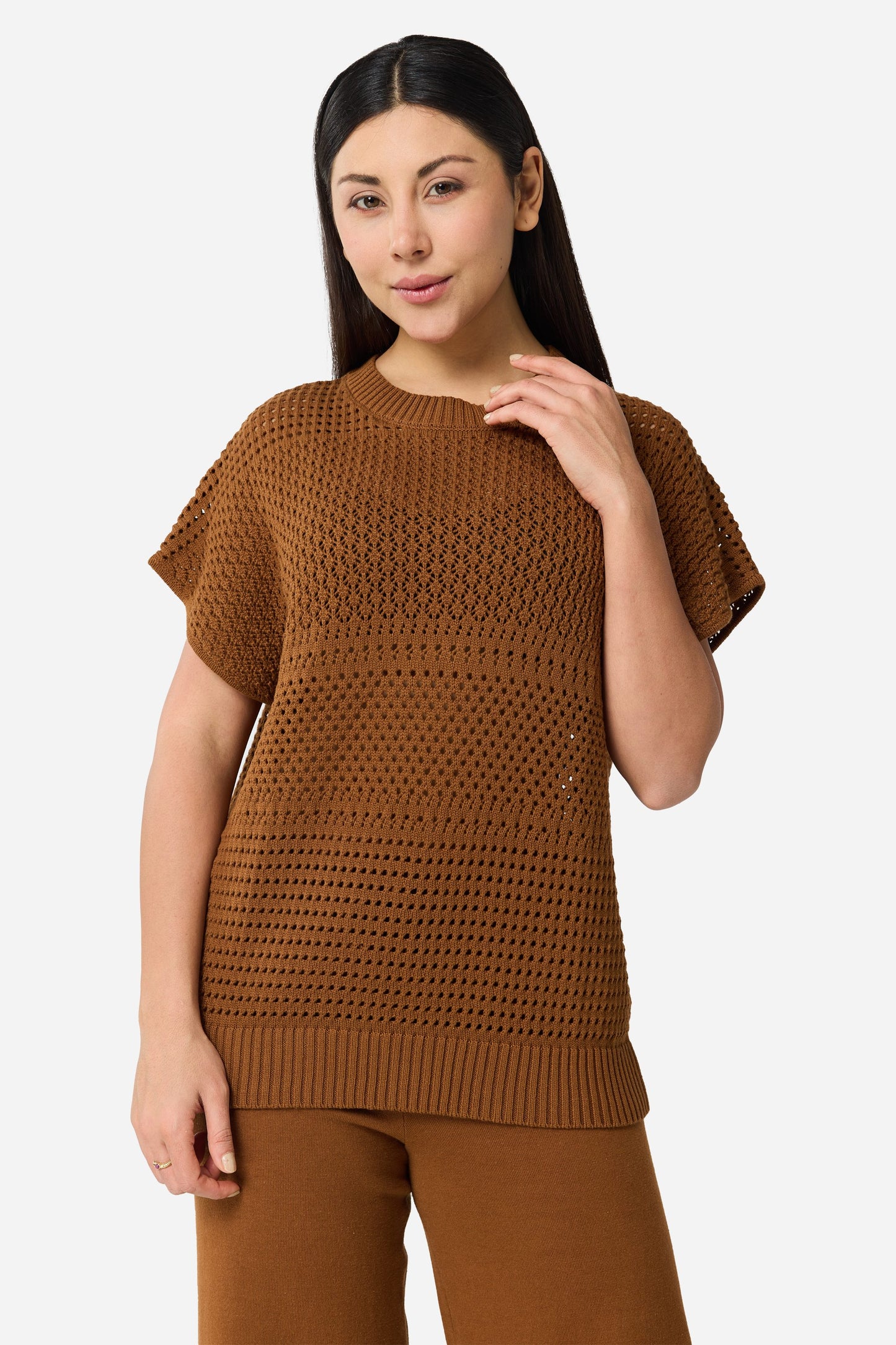 Crochet Cover-ups 2 Pieces Sleeveless Set