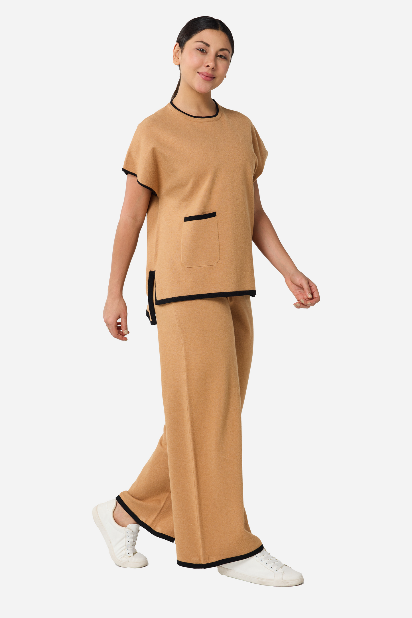 Womens Casual Chic 2 Piece Cotton Sets Outfits