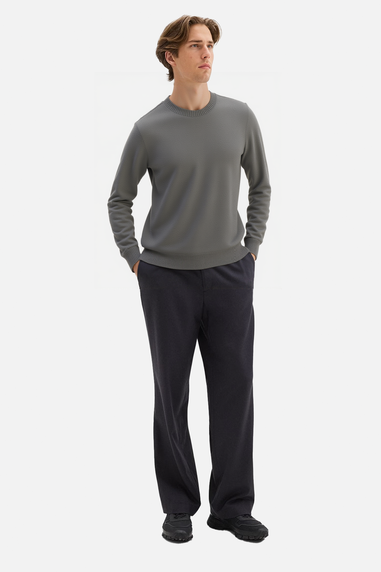 Crewneck Sweater Soft Classic Pullover Sweaters