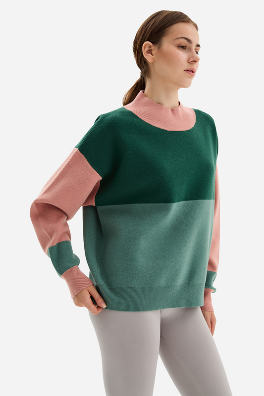 Striped Crew Neck Pullover Sweaters