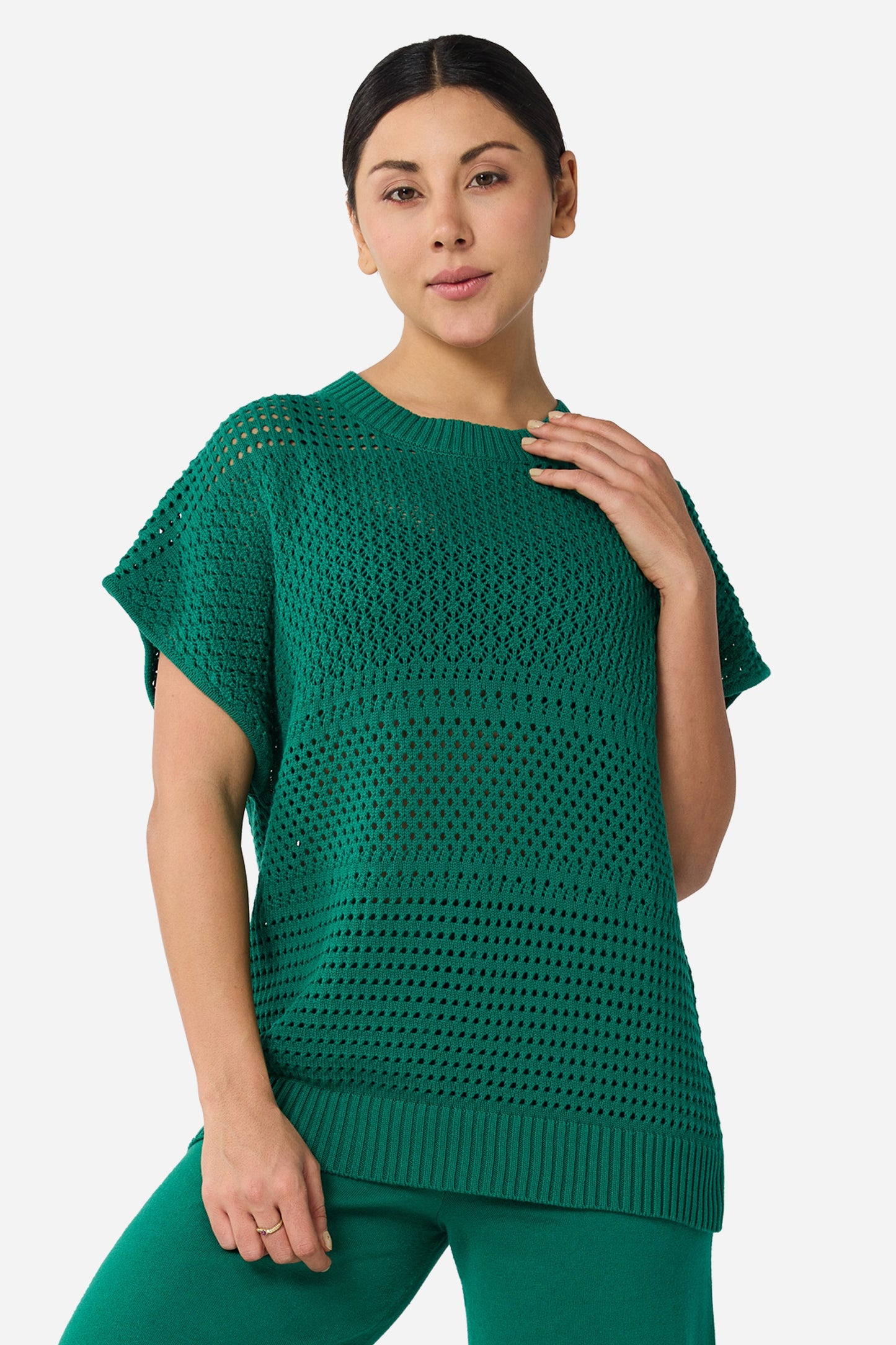 Crochet Cover-ups 2 Pieces Sleeveless Set